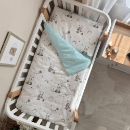 Set lenjerie de schimb pentru patut bebe 3 piese Panda (3)